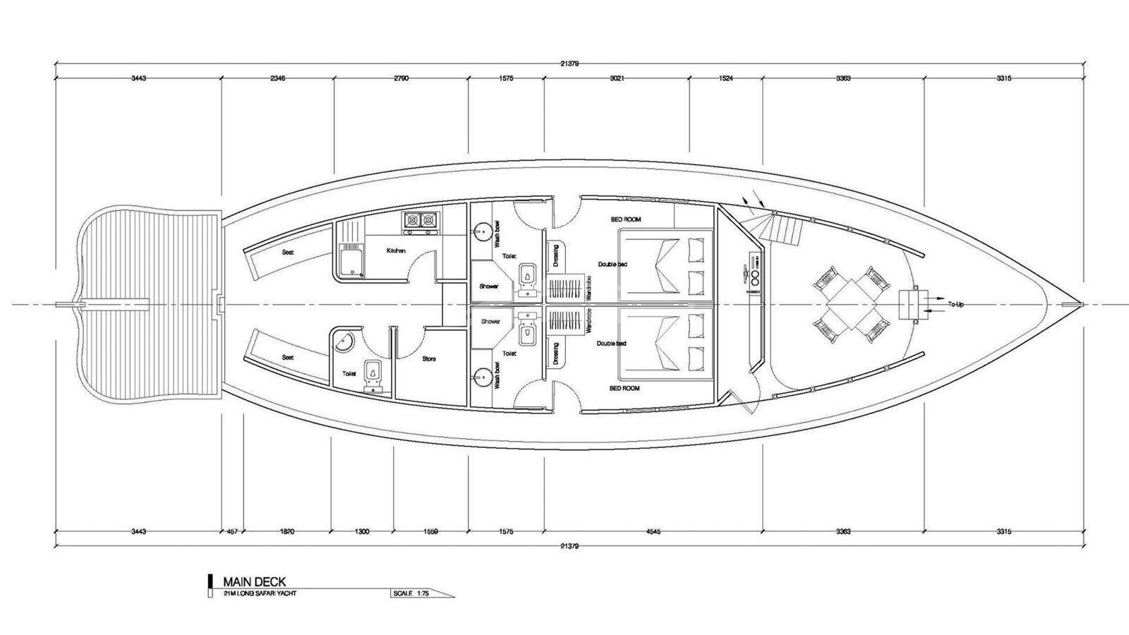 2006 FAIRLINE 70' 11